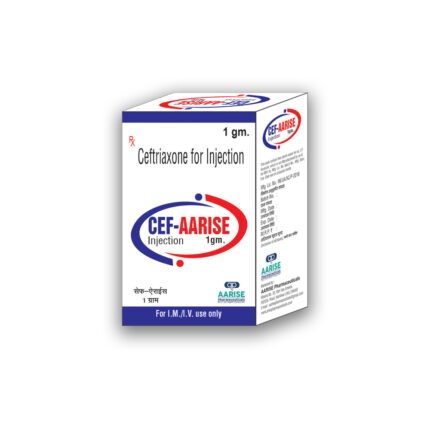 CEF-Aarise 1 gm injection aarise pharmaceuticals haridwar