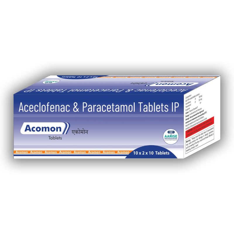 acomon tablet aarise pharmaceuticals haridwar