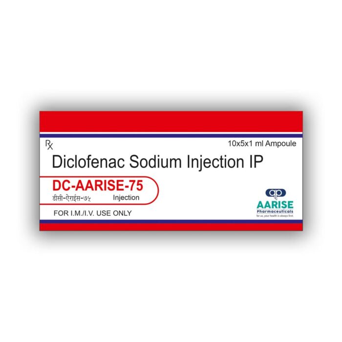 dc aarise 75 injection aarise pharmaceuticals haridwar