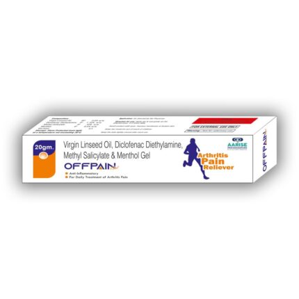 offpain gel 20 gm aarise pharmaceuticals haridwar