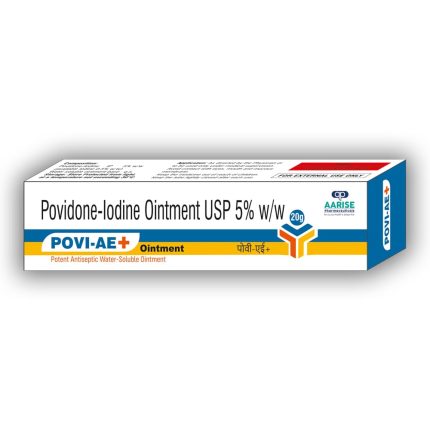 povi ae ointment aarise pharmaceuticals haridwar